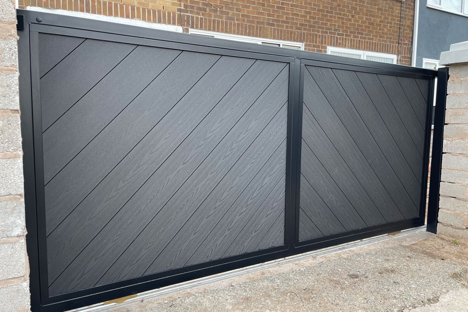 Modern Composite Entrance Gate