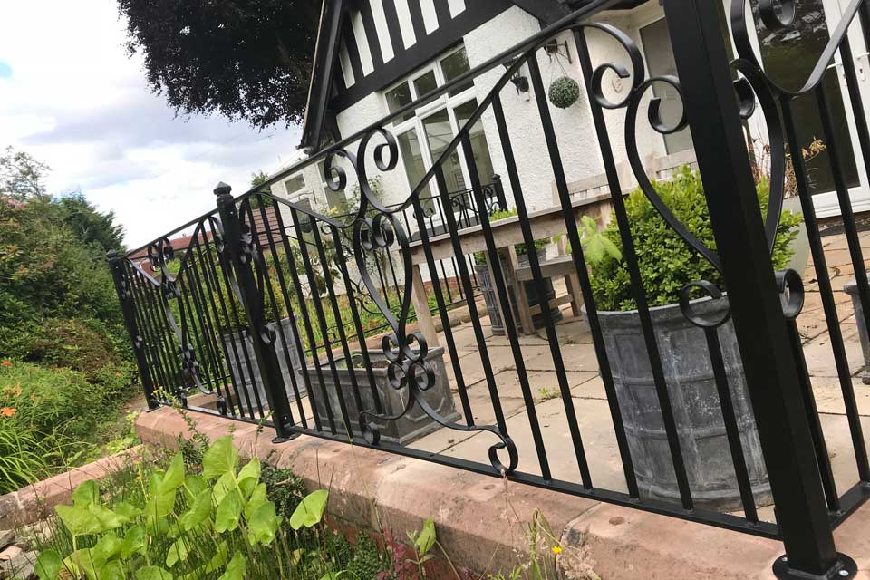 Patio Wrought Iron Railings