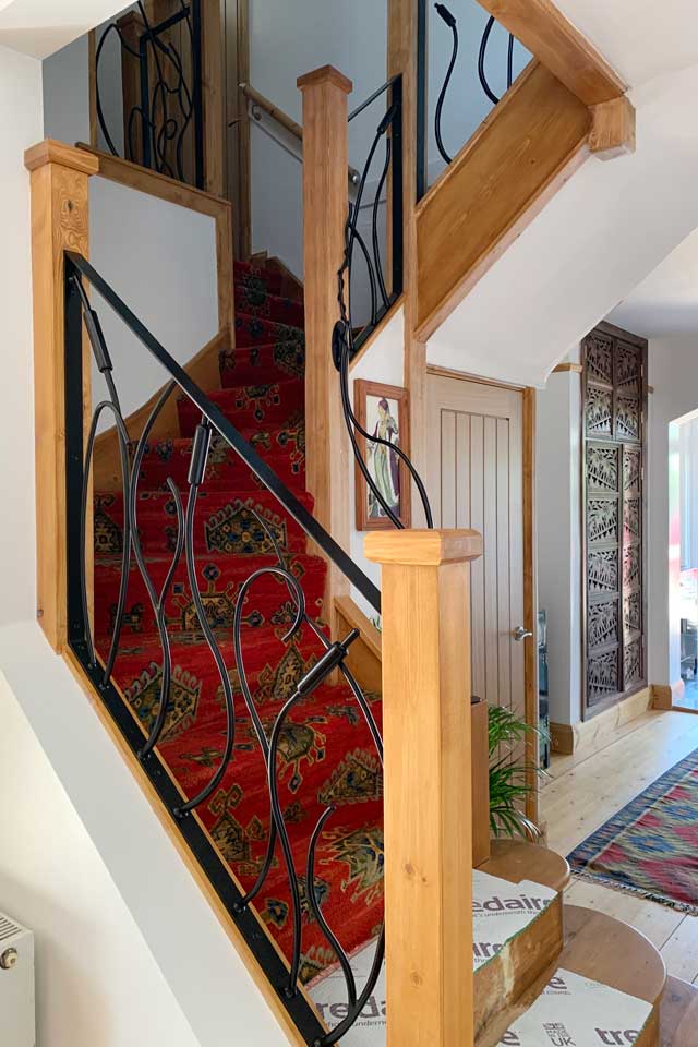 Ornate Wrought Iron Balustrade